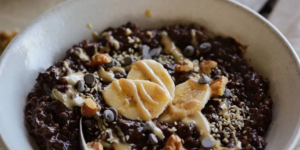 Chocolate Banana Buckwheat Porridge
