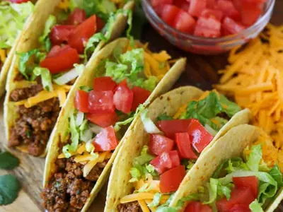 Seasoned Ground Beef Tacos