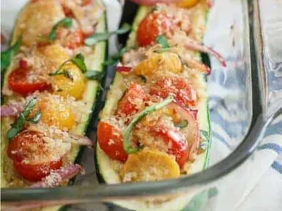 Bruschetta Hummus Zucchini