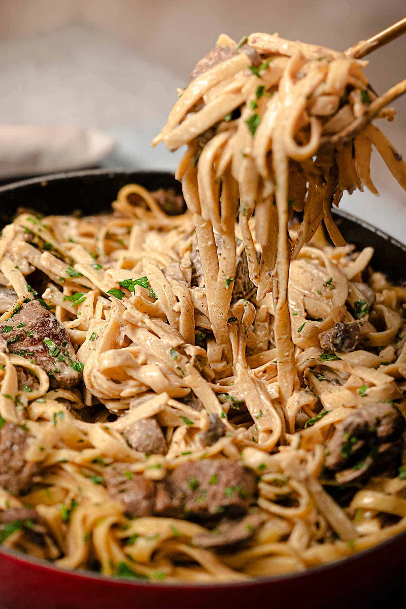 Beef Mushroom Stroganoff