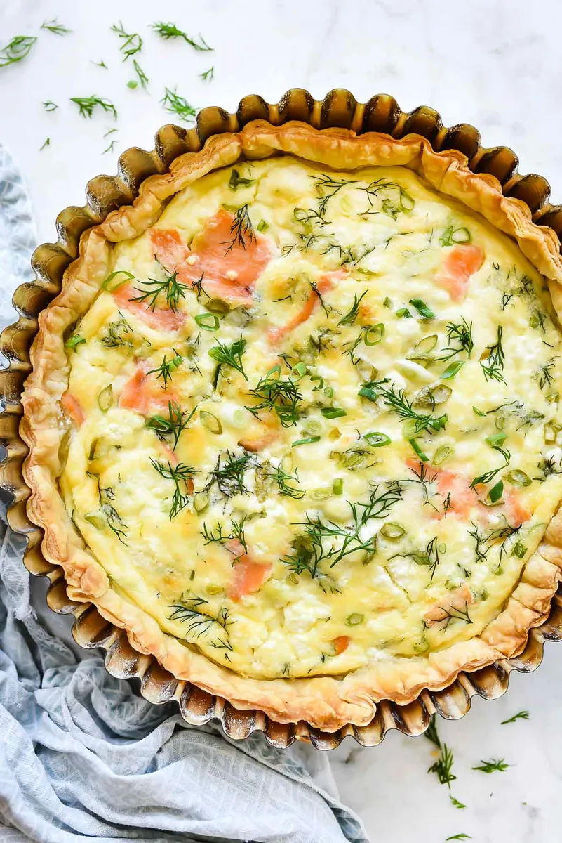 Smoked Salmon Quiche