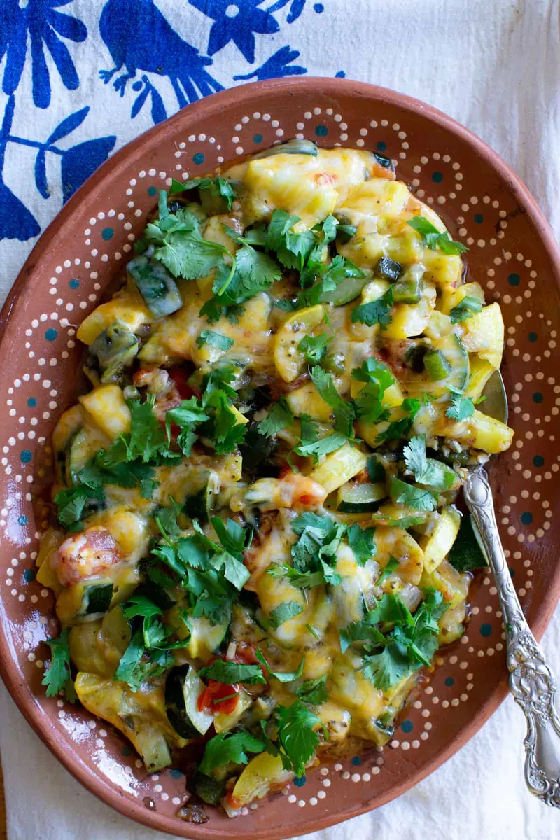 Cheesy Mexican Zucchini