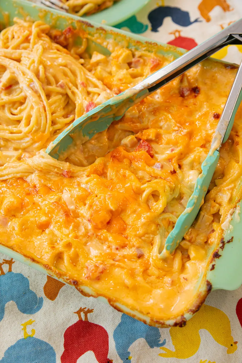 Cheesy Chicken Spaghetti