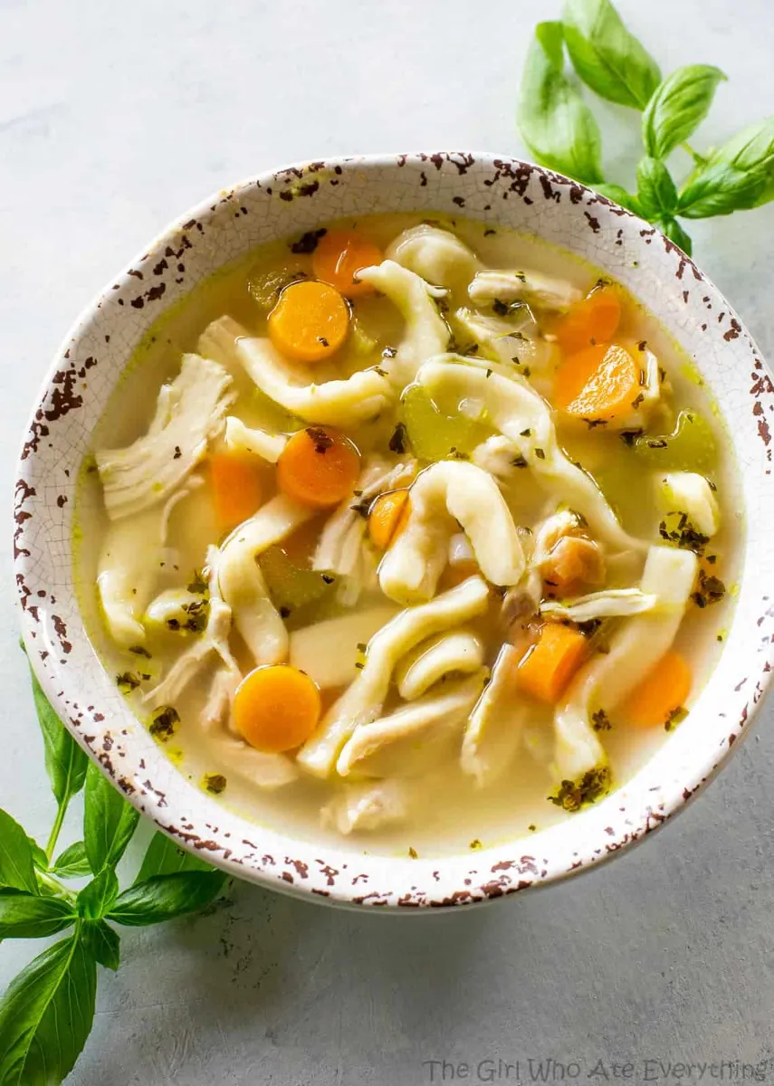 Chicken Noodle Soup with egg noodles