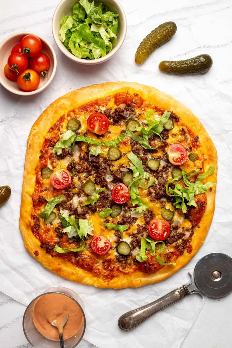 Cheeseburger Pizza