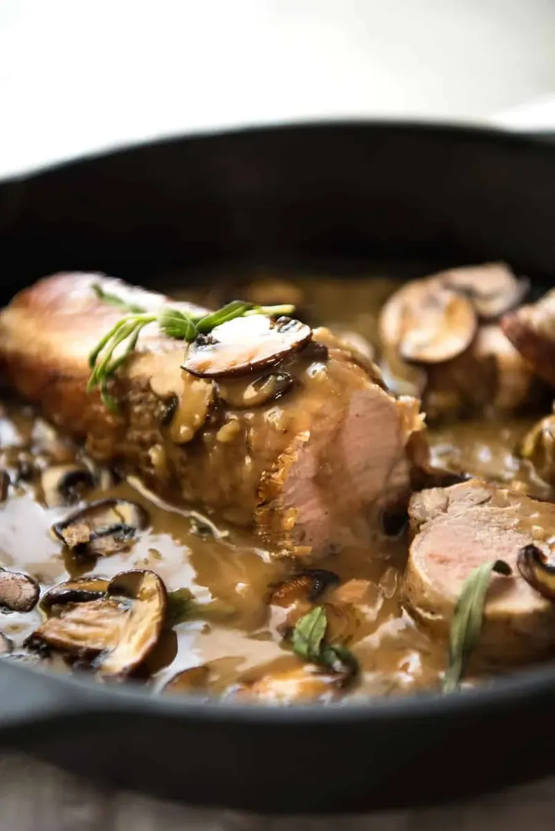 Pork Tenderloin Marsala