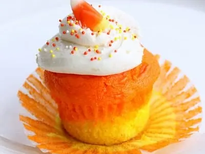 Candy Corn Cupcakes