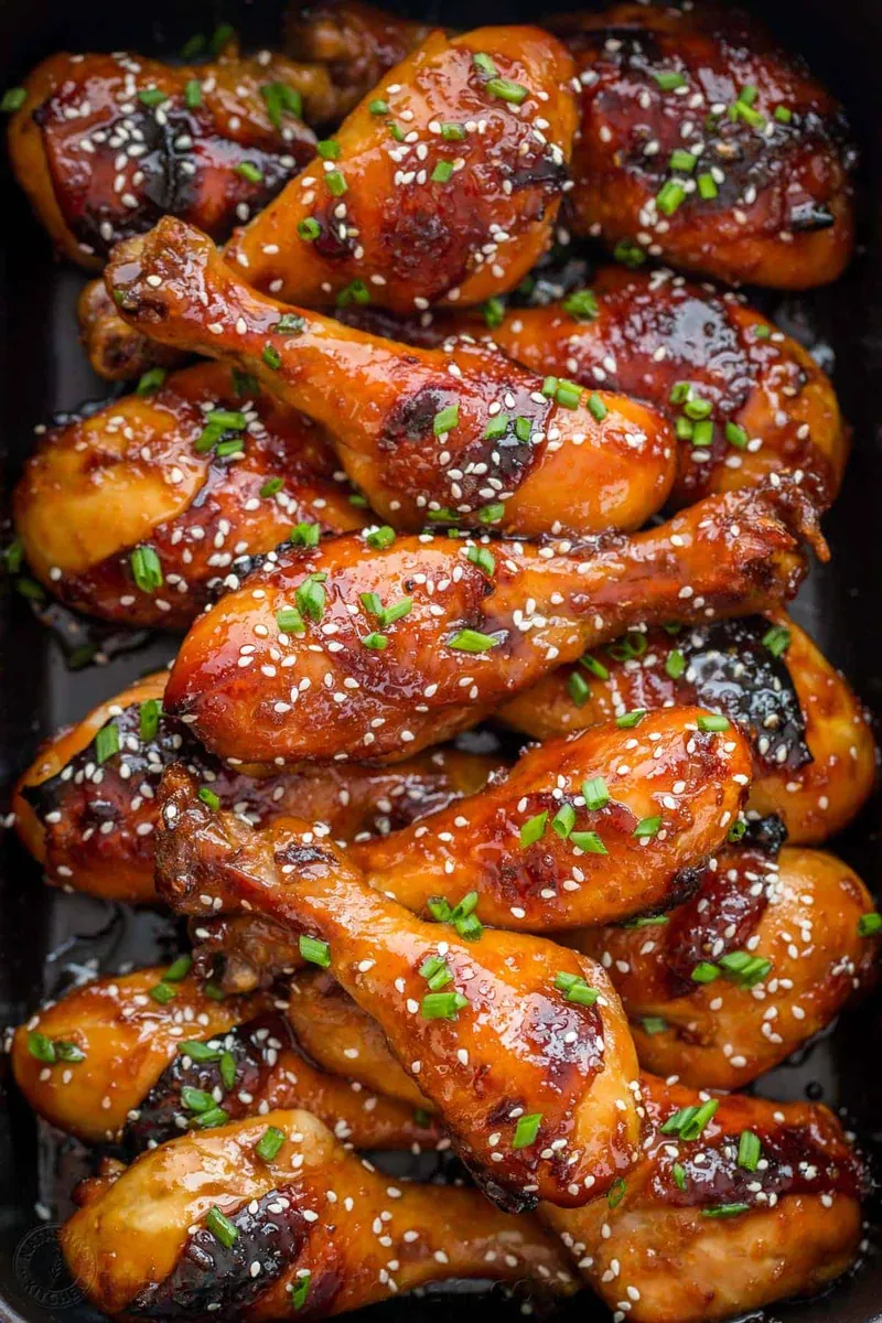 Honey Glazed Chicken Drumsticks