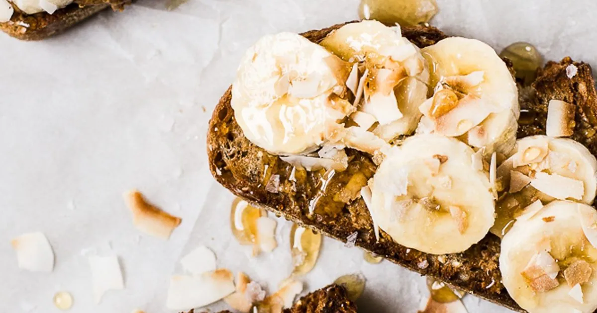 Almond Butter Banana Toast