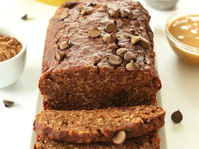 Chocolate Peanut Butter Banana Bread