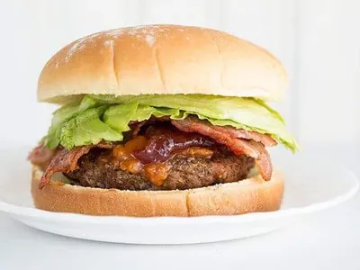 Peanut Butter Jam Burgers