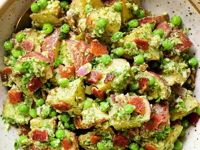 Red Potato Salad with bacon