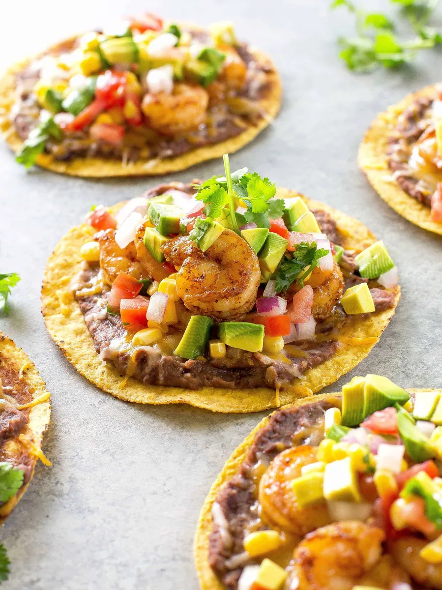 Shrimp Tostadas