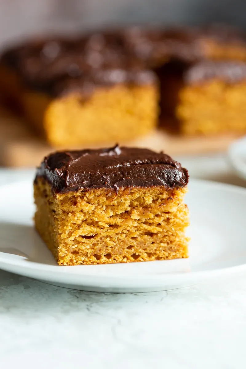 Pumpkin Chocolate Ganache Cake
