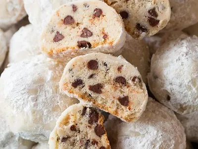 Chocolate Chip Snowball Cookies