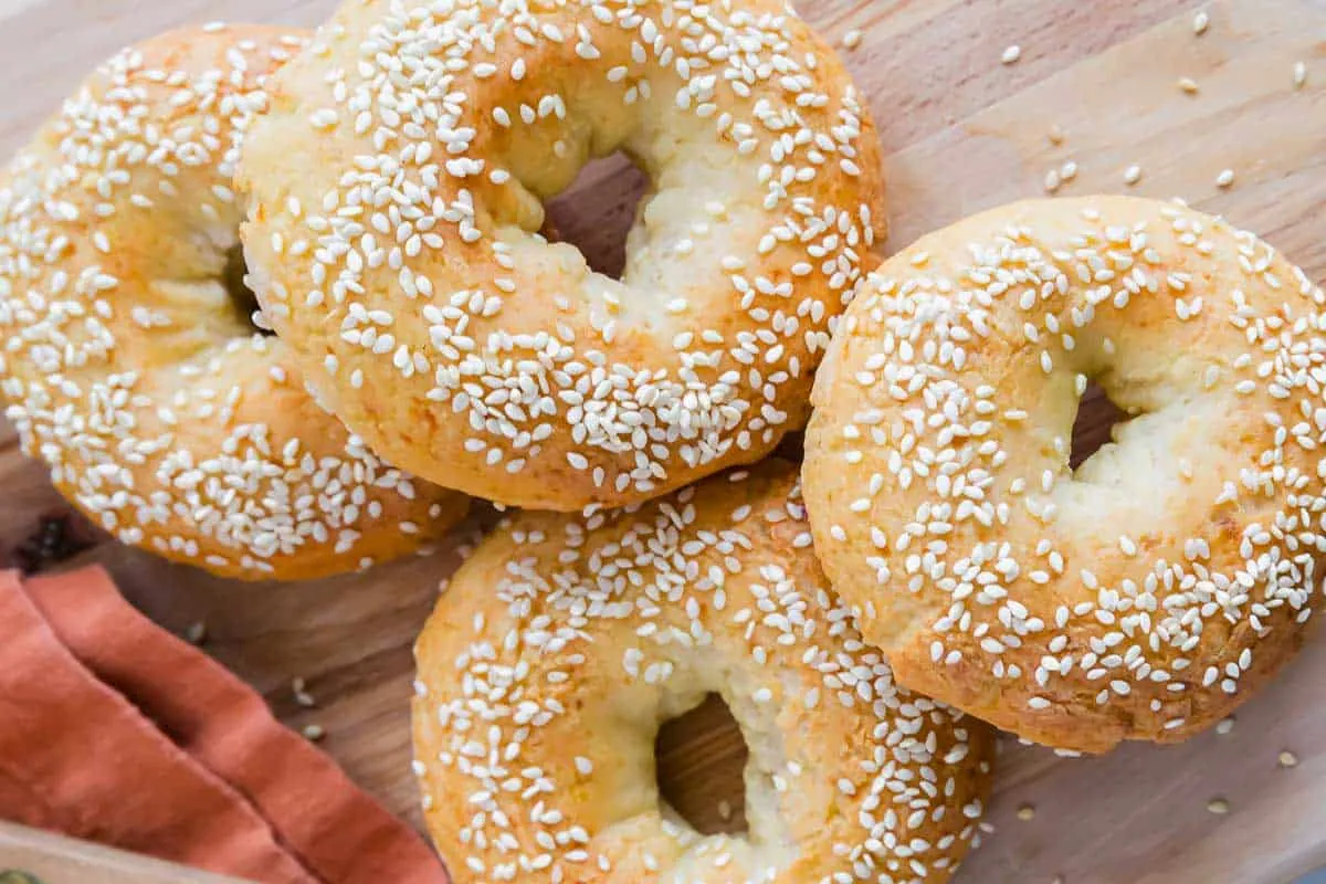 Cottage Cheese Bagels