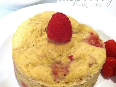 Raspberry Mug Cake