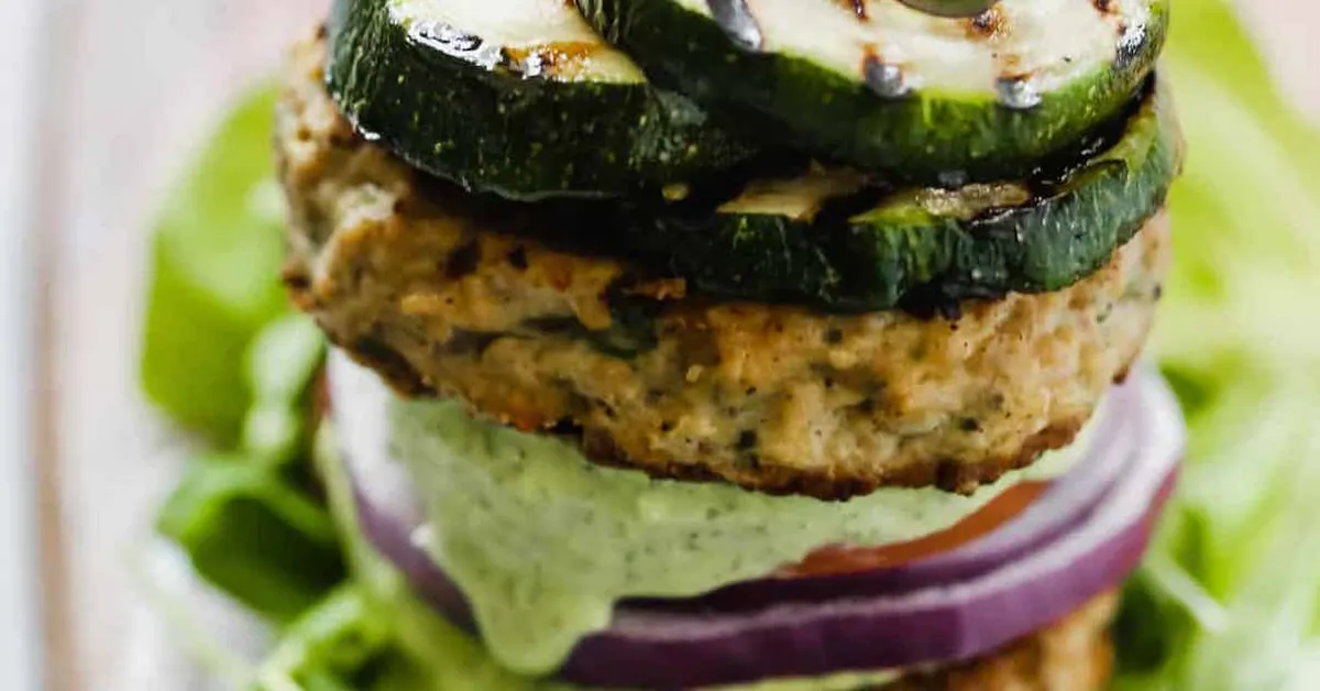 Bunless Turkey Burger