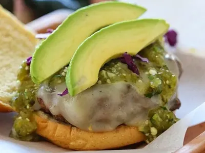 Salsa Verde Burgers
