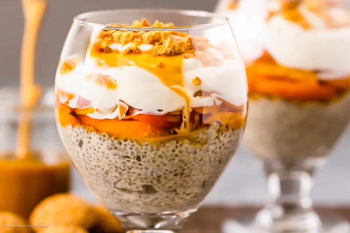 Peach Chia Pudding
