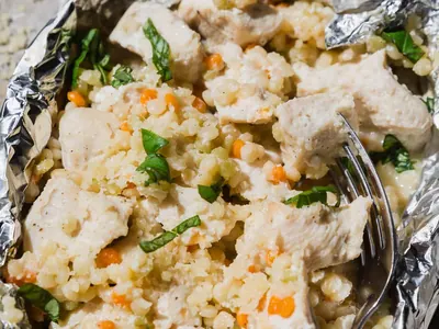 Chicken Foil Packets with Couscous