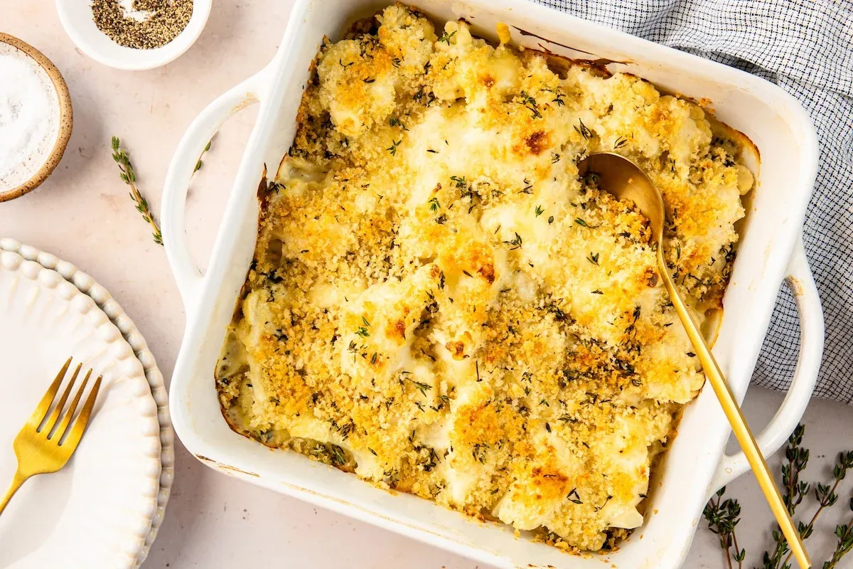 Cauliflower Cheese Gratin