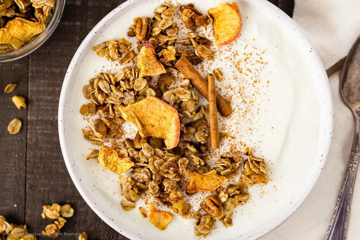 Cinnamon Granola with nuts and seeds