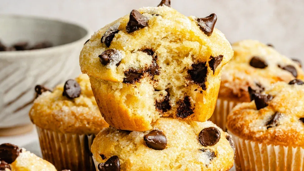 Greek Yogurt Chocolate Muffins