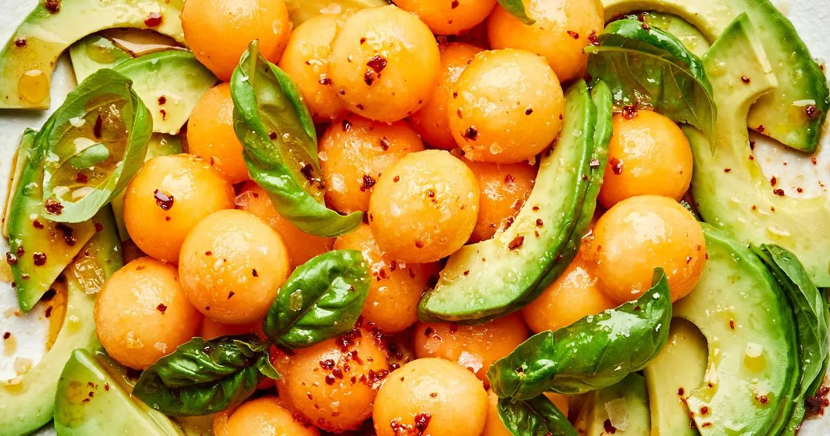 Avocado Melon Salad