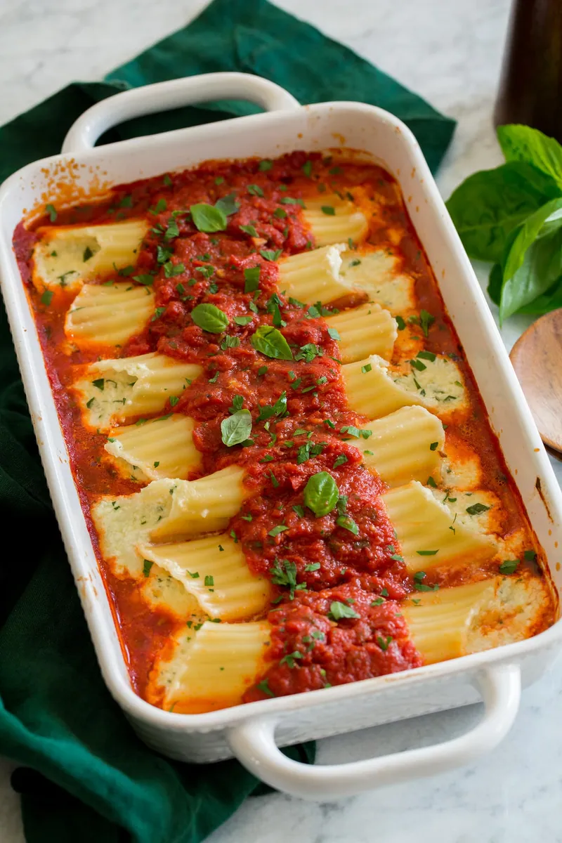 Cheese Manicotti