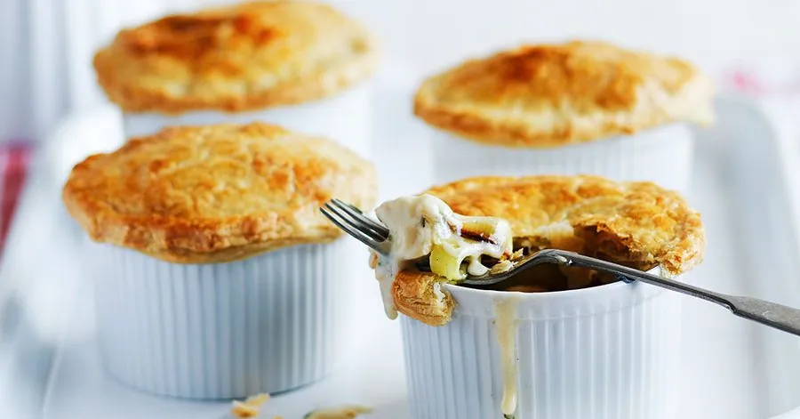 Chicken Leek Pot Pies