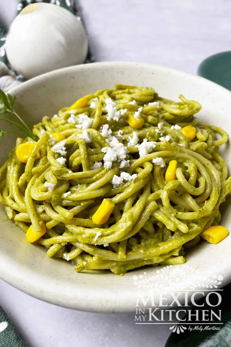 Green Poblano Spaghetti