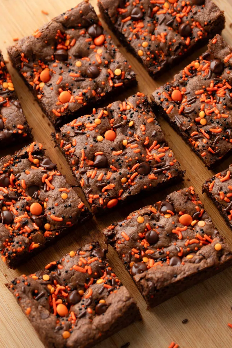 Halloween Cookie Bars