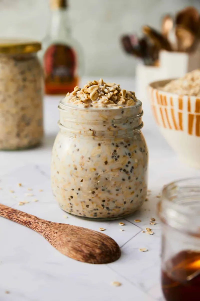 Maple Chia Overnight Oats