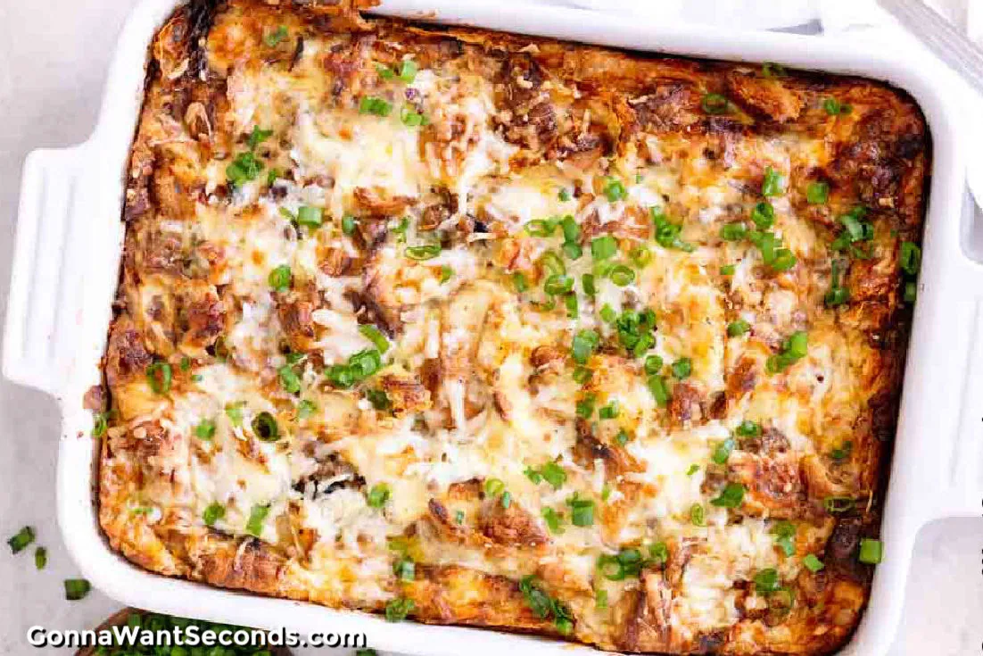 Croissant Breakfast Casserole