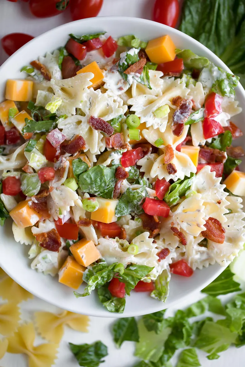 Bacon Ranch Pasta Salad