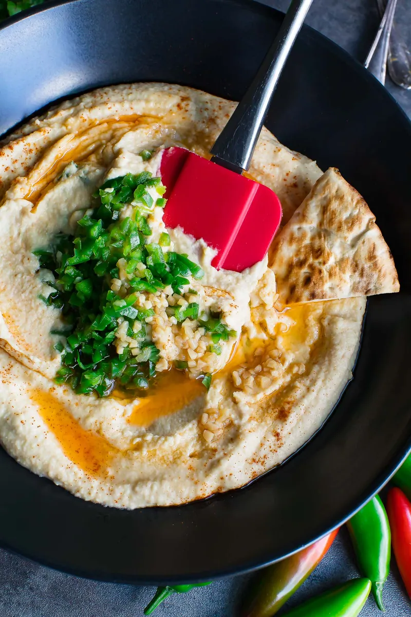 Spicy Hummus Jalapeño Salsa