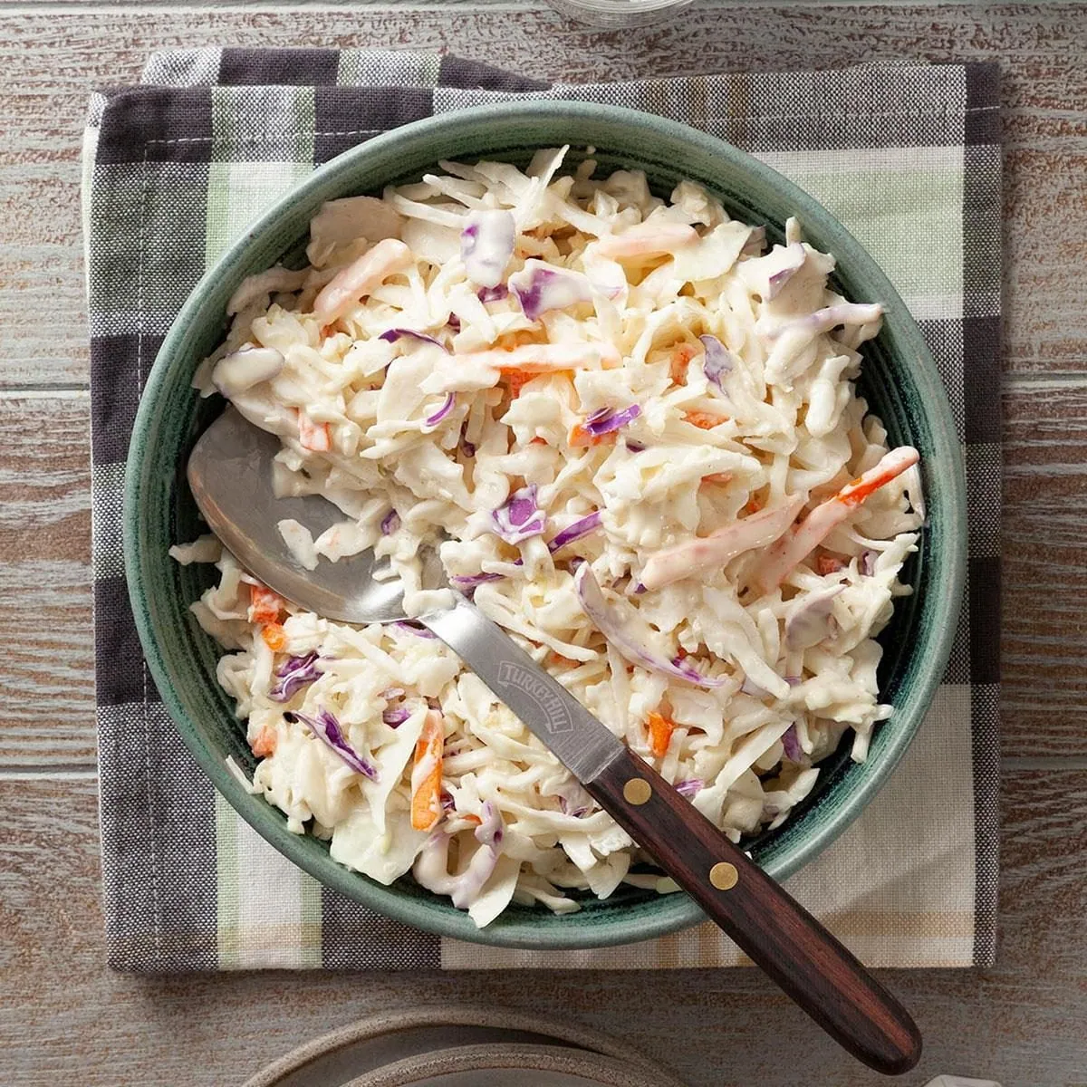 Creamy Coleslaw with cabbage