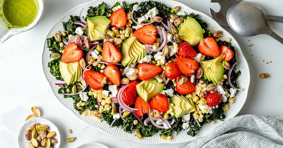 Strawberry Kale Salad