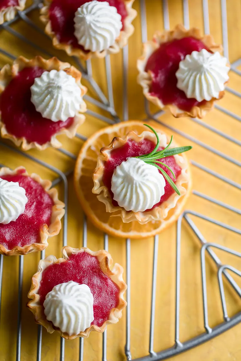 Cranberry Orange Tarts