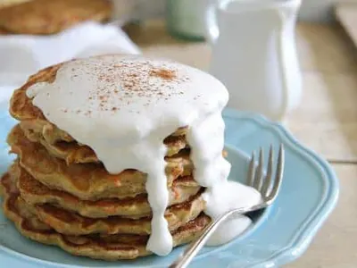 Apple Carrot Cake Pancakes