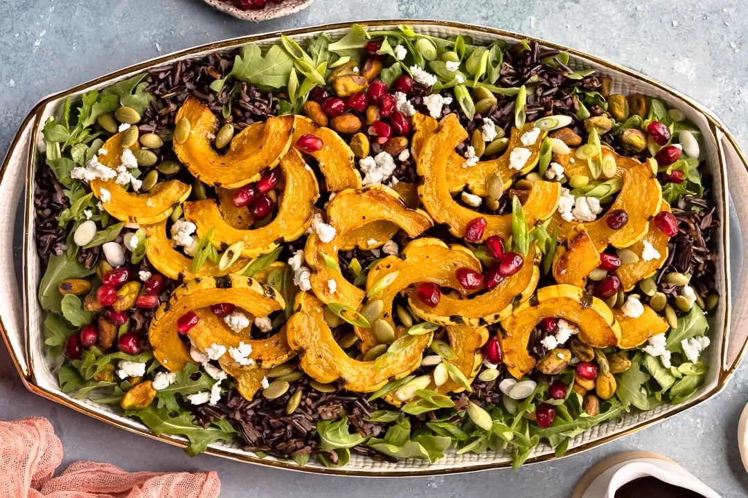 Delicata Squash Wild Rice Salad