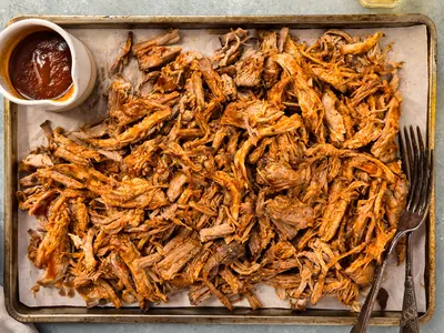Carolina Pulled Pork with bbq sauce