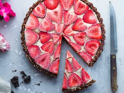 Neapolitan Chocolate Tart