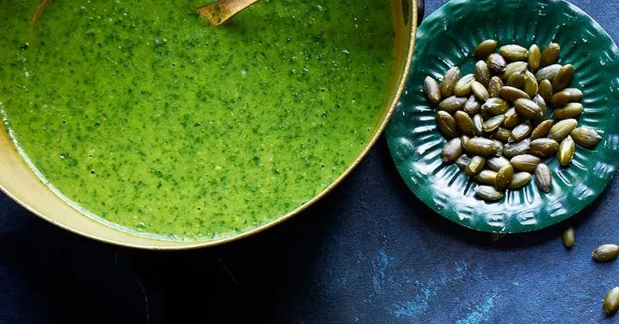 Kale Potato Pea Soup