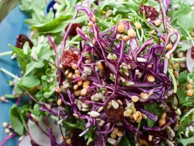 Red Lentil Picnic Salad