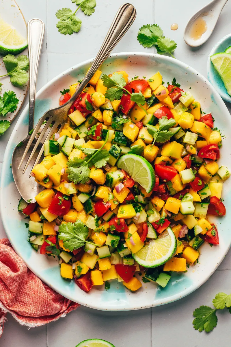 Mango Cucumber Salad