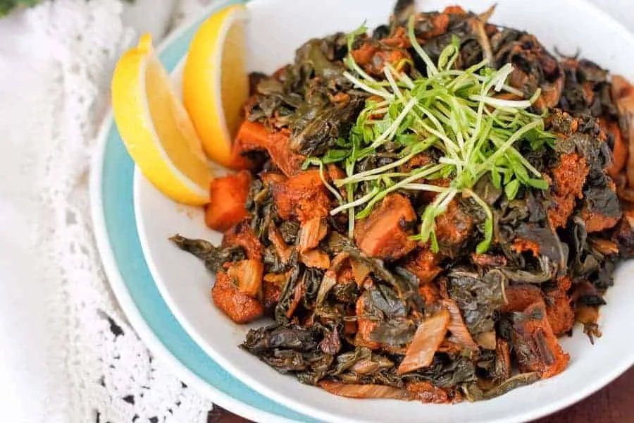 Squash and Greens Curry