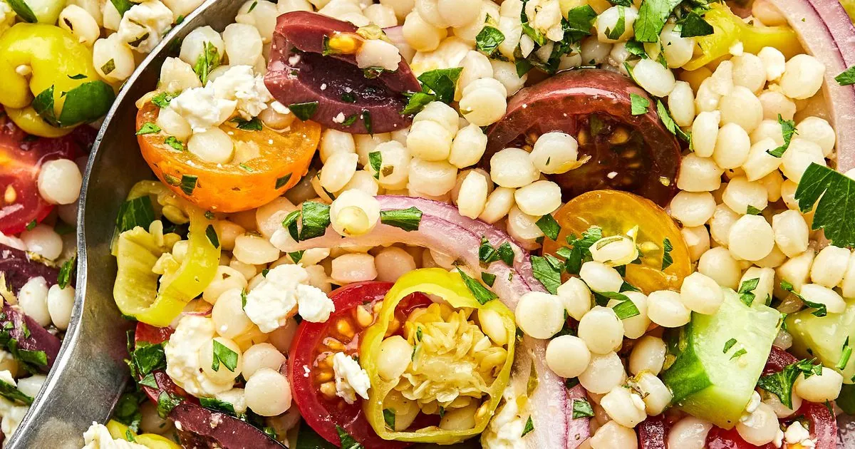 Mediterranean Couscous Salad with quinoa