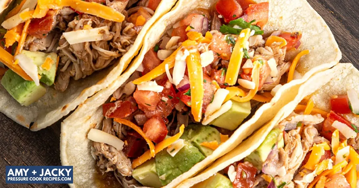 Instant Pot Chicken Tacos
